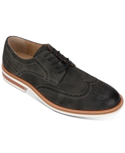 Unlisted Kenneth Cole  Men's Jimmie Wingtip Oxfords Men's Shoes In Charcoal