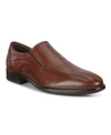 Ecco Men's Citytray Bike Toe Slip-on Oxford Men's Shoes In Cognac