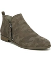 Dr. Scholl's Women's Rate Zip Booties Women's Shoes In Olive