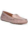 Kate Spade Women's Deck Croc-embossed Leather Loafers In Latte