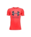 Under Armour Big Boys Tech Hybrid Print Fill Short Sleeve T-shirt In Pink
