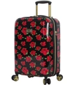 Betsey Johnson 21" Carry-on Spinner In Covered Roses