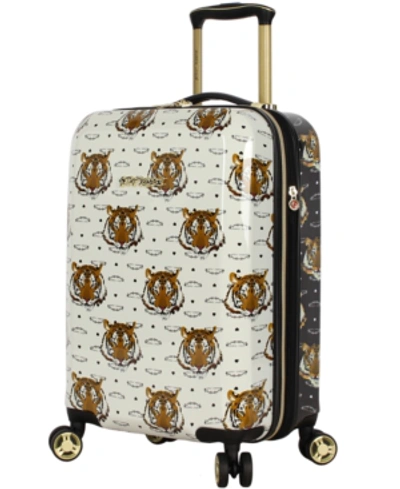 Betsey Johnson 20" Hardside Carry-on Spinner In Tiger