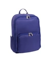 Mcklein Transport 15" Nano Tech-light Nylon Dual-compartment Laptop & Tablet Backpack In Navy