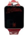 Accutime Kid's Spiderman Red Silicone Strap Touchscreen Watch 36x33mm In Red