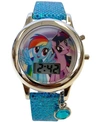 ACCUTIME KID'S MY LITTLE PONY DIGITAL GLITTER SILICONE STRAP WATCH 34MM