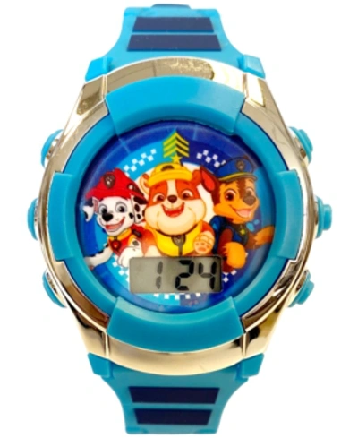 Accutime Kid's Digital Paw Patrol Blue Silicone Strap Watch 38mm