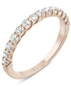 CHARLES & COLVARD MOISSANITE WEDDING BAND (3/8 CT. T.W. DEW) IN 14K WHITE, YELLOW OR ROSE GOLD