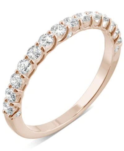 Charles & Colvard Moissanite Wedding Band (3/8 Ct. T.w. Dew) In 14k White, Yellow Or Rose Gold
