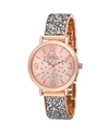 Bob Mackie Women's Silver-tone Alloy Bracelet Glitz Watch, 36mm In Silver-tone