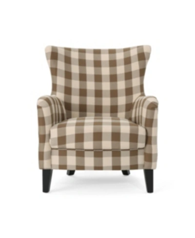 Noble House Arabella Arm Chair In Brown
