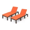 NOBLE HOUSE JAMAICA OUTDOOR CHAISE LOUNGE, SET OF 2