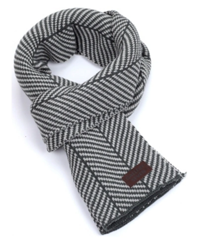Gallery Seven Men's Soft Knit Winter Scarves In Gray