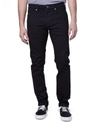 Lazer Men's Skinny Fit Maximum Comfort Flexible Denim Jeans In Black