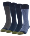 Gold Toe Men's 4-pack Casual Classic Crew Socks In New Navy