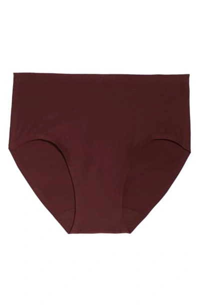 Chantelle Lingerie Soft Stretch Seamless Hipster Panties In Wine