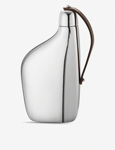 GEORG JENSEN SKY STAINLESS STEEL HIP FLASK 430ML,28843237