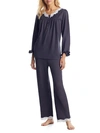 Eileen West Charcoal Sweater Knit Pajama Set In Charcoal