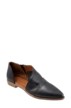 Bueno Women's Blake Flat Shoes In Black Leather In Black Leather