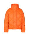 Adidas By Stella Mccartney Synthetic Down Jackets In Orange