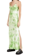 DANNIJO TIE DYE LONG SLIP DRESS