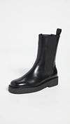 Staud Palamino Boots Black In Black