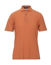 Drumohr Polo Shirts In Red