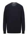 Paolo Pecora Sweaters In Dark Blue