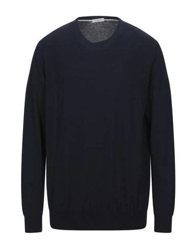 Paolo Pecora Sweaters In Dark Blue