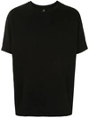 Thom Krom Contrast-stitch Short-sleeve T-shirt In Black
