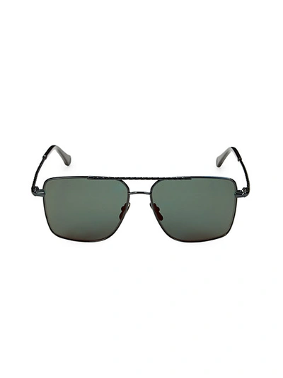 Brioni 58mm Square Sunglasses In Dark Grey