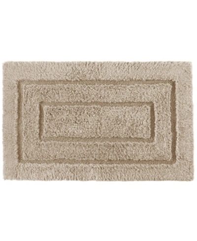 Cassadecor Signature 100% Cotton Bath Rug 20" X 32" In Linen