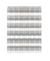 Popular Bath Modern Line Shower Curtain Bedding In Gray