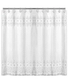 Popular Bath Monaco Shower Curtain Bedding In White
