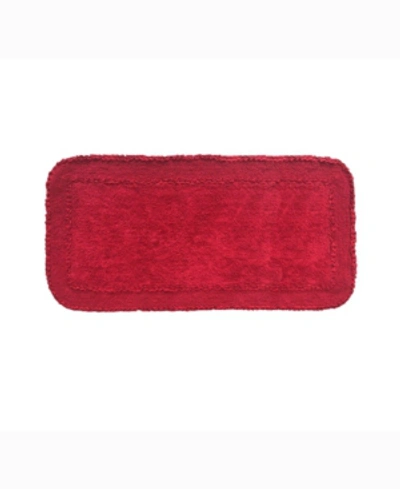 Home Weavers Radiant Bath Rug, 21" X 54" In Red