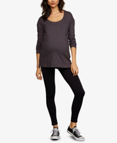 A Pea In The Pod Maternity Compression Leggings In Black