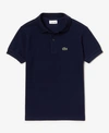 Lacoste Little Boys Classic Polo Shirt In Navy Blue