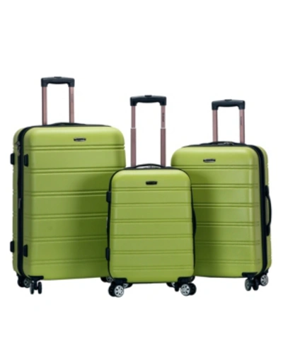 Rockland Melbourne 3-pc. Hardside Luggage Set In Lime