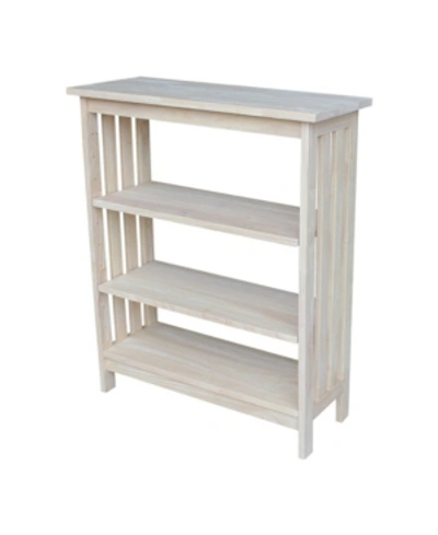 International Concepts Mission Shelf Unit - 3 Tier In No Color