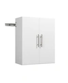 Prepac Hangups Upper Storage Cabinet In White