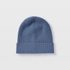 Club Monaco Turnback Ribbed Beanie In Paris Blue