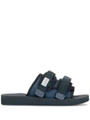 Suicoke Navy Moto-cab Sandals In Blue
