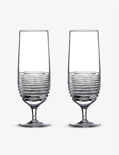 WATERFORD WATERFORD MIXOLOGY CIRCON CRYSTAL HURRICANE GLASSES SET OF TWO,42019199