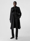 BURBERRY Wool Twill Loop-back Trench Coat