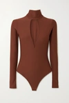 ALIX NYC HEWLETT CUTOUT STRETCH-JERSEY BODYSUIT