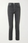 CITIZENS OF HUMANITY CHARLOTTE CROPPED HIGH-RISE STRAIGHT-LEG JEANS
