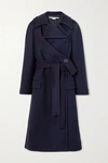 STELLA MCCARTNEY BELTED DOUBLE-BREASTED WOOL COAT