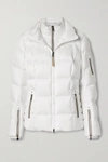 BOGNER CORO-D HOODED LAYERED QUILTED DOWN SKI JACKET