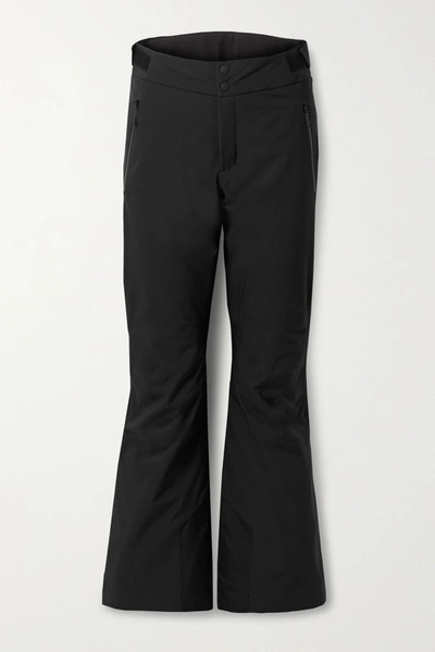 Bogner Fire+ice Maila Canvas-trimmed Ski Trousers In Black