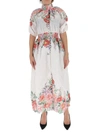 ZIMMERMANN ZIMMERMANN BELLITUDE SHIRRED WAIST DRESS